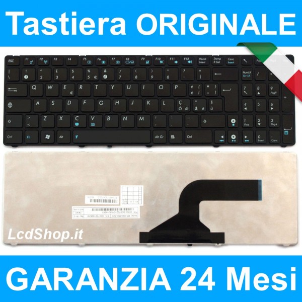 Tastiera Asus A54 A54C A54L X52 X52F X54H G60 K52F G51 G72 N61 Serie Italiana - LcdShop.it