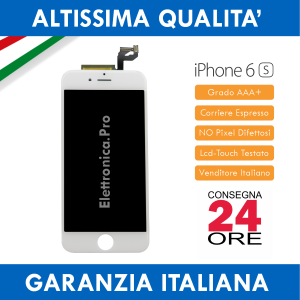 Schermo iPhone 6 / 6G Apple Display + Touch Screen Bianco - LcdShop.it