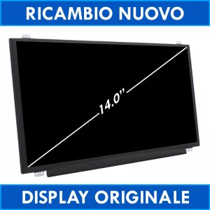 14" Display Led Lenovo Y40-70 59423038 Full Hd 30Pin eDP Schermo